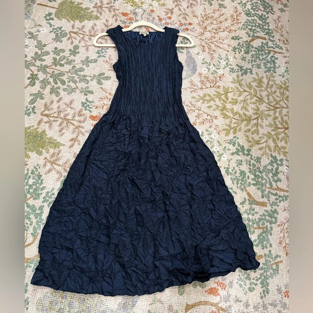 ALQUEMA Smash Pocket Dress in Ink Navy Blue, sz US 2-4/6 - Picture 11 of 12
